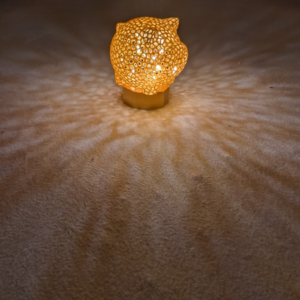 ZLATÉ PRASÁTKO VORONOI ART - SVÍTÍCÍ - Obrázek 2