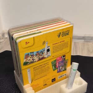 Stojánek EXTRA na ALBI KNÍŽKY – KOUZELNÉ ČTENÍ – 9 knížek + 2x tužka (v1 a v2) + úložný prostor - Obrázek 2
