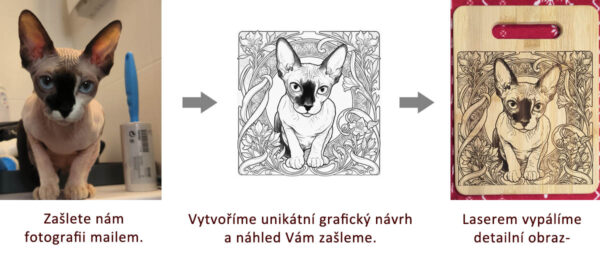 Vypalovaný obraz z vaší fotografie od 490,-