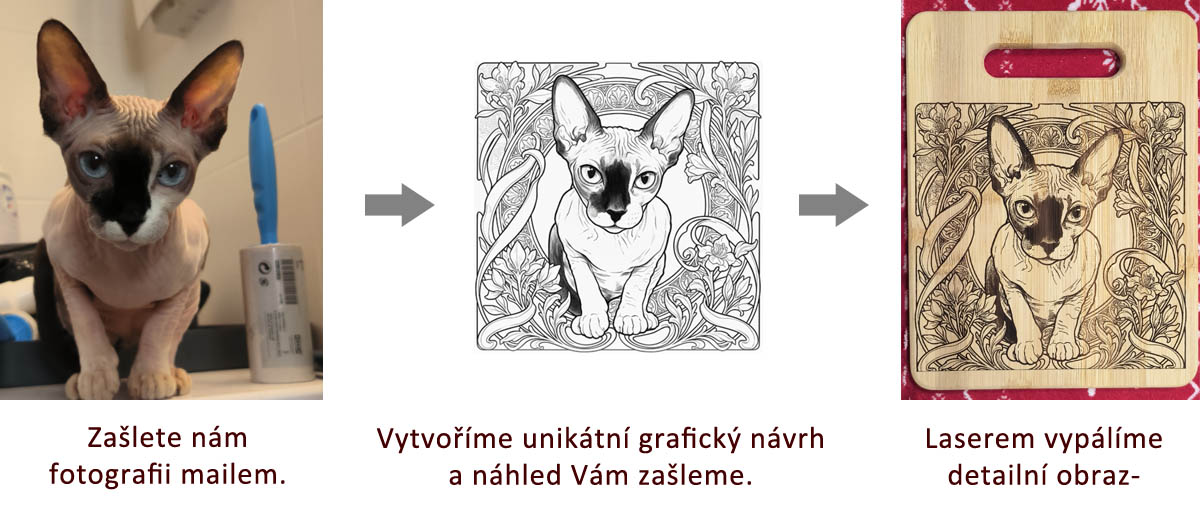 Vypalovaný obraz z vaší fotografie od 490,- - Obrázek 2