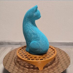 Algorithm Cat: Designová 3D socha s magickou hrou světel - Obrázek 5