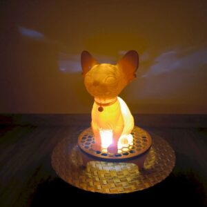 Sphynx Aura: Designová světelná socha s hřejivým nádechem - Obrázek 5