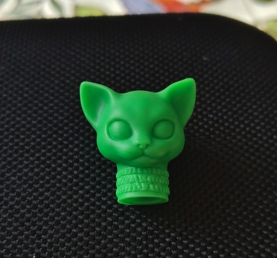 3D Tištěná Čepička na Ventilek – Kočka (PETG)