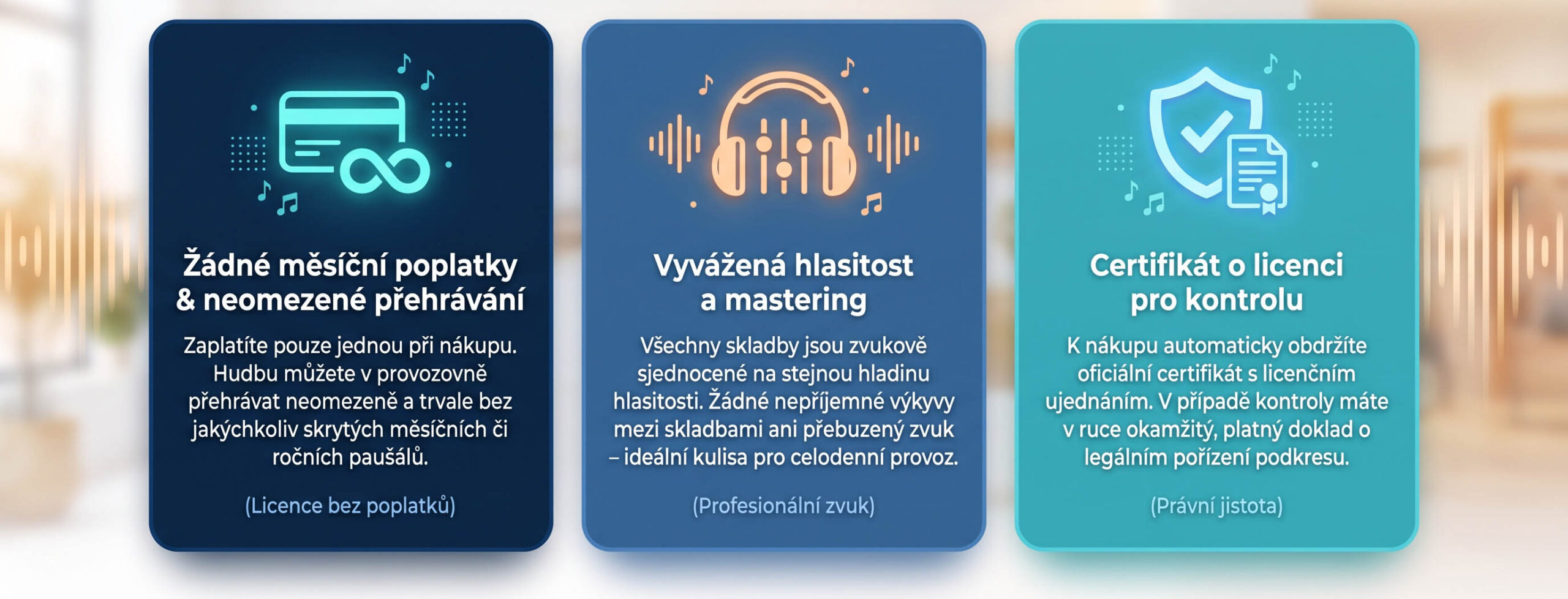 Hudba pro provozovny - Retail Flow Pack