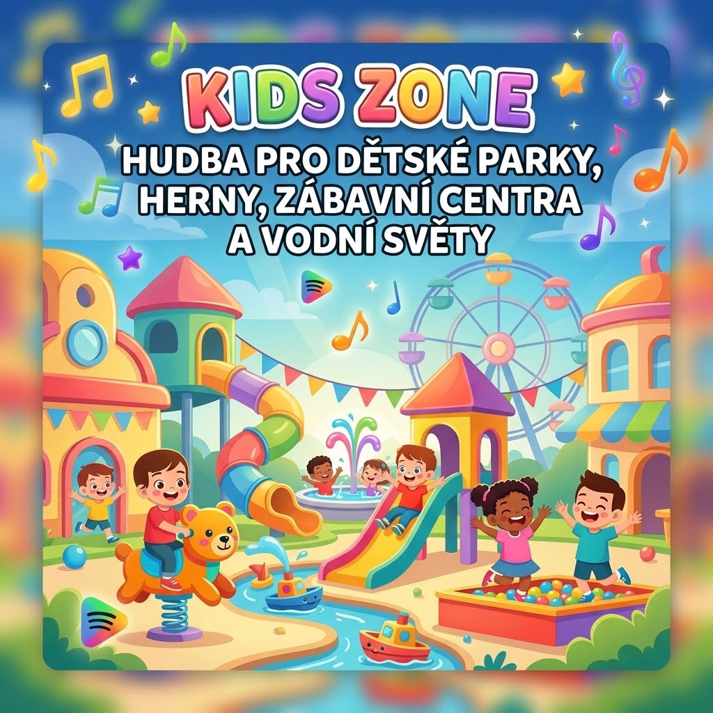 KIDS ZONE: Hudební kulisa pro dětská centra, zábavní parky i vodní světy - NEOMEZENÁ LICENCE (125 songů) - Obrázek 1
