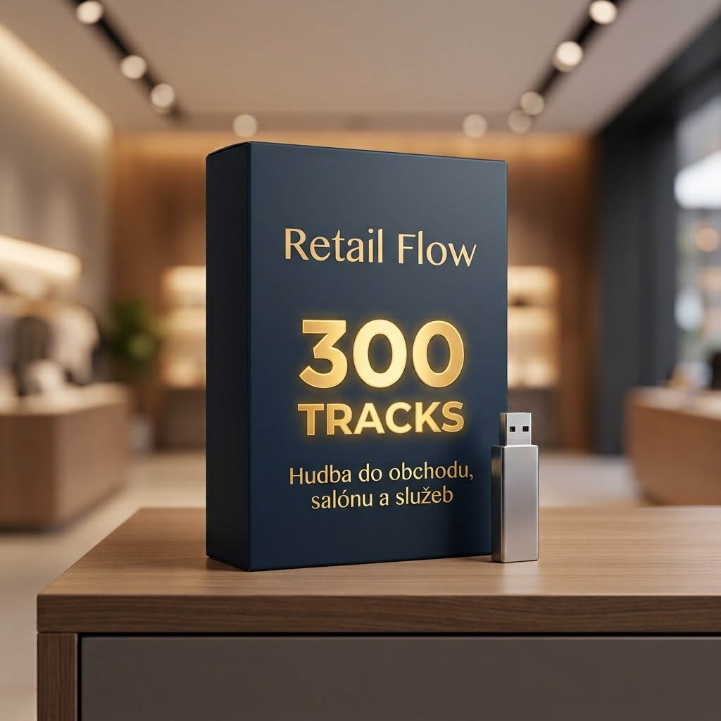 REATAIL FLOW - Hudba do obchodů, salónů a služeb - NEOMEZENÁ LICENCE (300 songů) - Obrázek 1